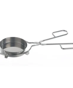 Kliešte na misky s plochým dnom 75 - 100 mm, nerezové, dĺžka 250 mm, 1 ks