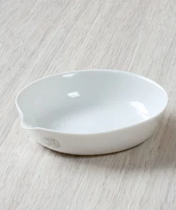 Miska žíhacia nízka, s výlevkou, rôzne objemy, 1 ks