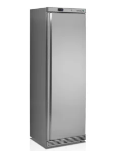 Chladiaca skriňa plné dvere TEFCOLD UR 400, nerezová, 350 litrov, 1 ks