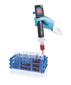 Kroková pipeta elektronická BRAND HandyStep® touch S vrátane nabíjacieho stojana, 1 ks