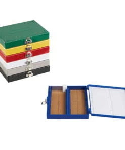 Zásobník na mikroskopické sklíčka PREMIUM, 100 miestny, rôzne farby, 1 ks