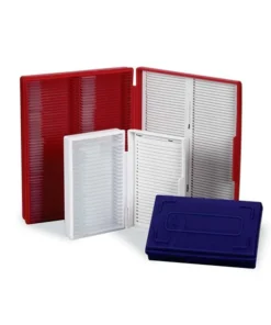 Zásobník na mikroskopické sklíčka PP, 100 miestny, rôzne farby, 1 ks