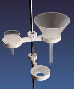 Držiak na lieviky 1-miestny pre lieviky a násypky rôznych priemerov, 1 ks