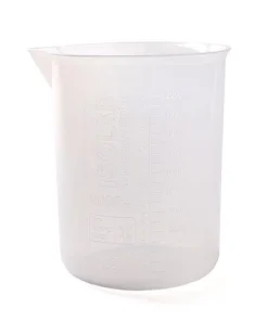 Kadička plastová (PP), lisovaná stupnica, rôzne objemy, 1 ks