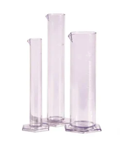 Odmerný valec nízky (PMP), lisovaná stupnica, rôzne objemy, 1 ks