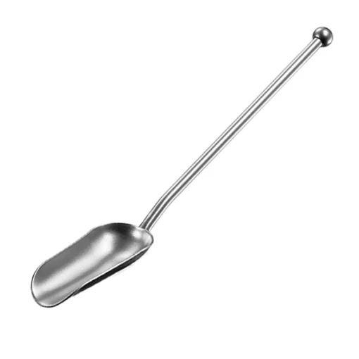 Lopatka navažovacia, nerezová, dĺžka 200 mm, šírka lyžičky 30 mm, 1 ks