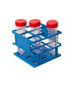 Stojany pre 50 ml skúmavky, 3x3 ks, rôzne farby, 1 ks