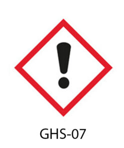 Samolepky NEBEZPEČENSTVO - Symbol CLP (GHS) 07, 26 x 37 mm, LABSOLUTE®, 500 ks rolka