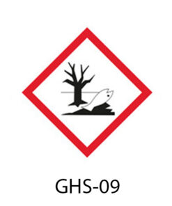 Samolepky ŽIVOTNÉ PROSTREDIE - Symbol CLP (GHS) 09, 26 x 37 mm, LABSOLUTE®, 500 ks rolka