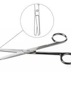 Laboratórne nožnice, nerezové, dva tupé konce, rôzne dĺžky, 1 ks