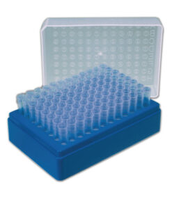 Skúmavky 1,2 ml v stojančeku samostatné, 10x96 ks v stojančekoch