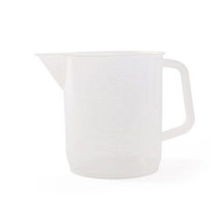 Odmerka s uchom nízka, LDPP, lisovaná stupnica, ECONOMY MODEL, rôzne objemy, 1 ks