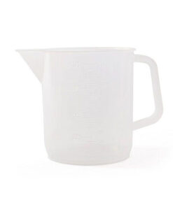 Odmerka s uchom nízka, LDPP, lisovaná stupnica, ECONOMY MODEL, rôzne objemy, 1 ks