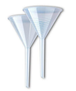 Lievik analytický, PP, rôzne priemery, 1 ks