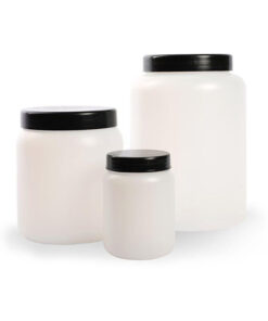 Nádoba na vzorky, širokohrdlá, PE, so skrutkovacím uzáverom, rôzne objemy, 1 ks