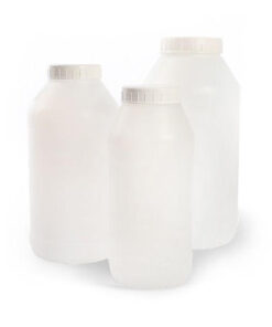 Fľaša so skrutkovacím uzáverom, PE, GL 60, rôzne objemy, 1 ks