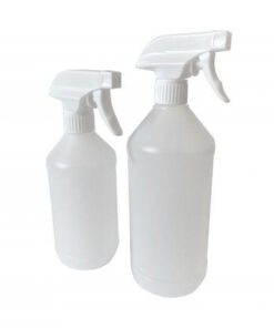 Fľaša s rozprašovačom, HDPE, rôzne objemy, 1 ks