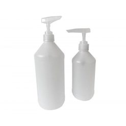Fľaša s dávkovačom, HDPE, rôzne objemy, 1 ks